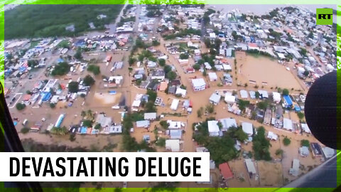 Damaged homes, flooded airport: Aerial footage reveals hurricane aftermath in Puerto Rico