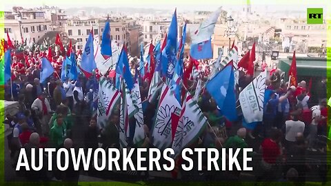 Italian autoworkers demand better working conditions