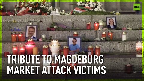 German FM Baerbock attends memorial service for victims of Magdeburg market attack