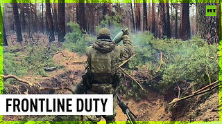 RT follows Russian troops on Donbass frontline