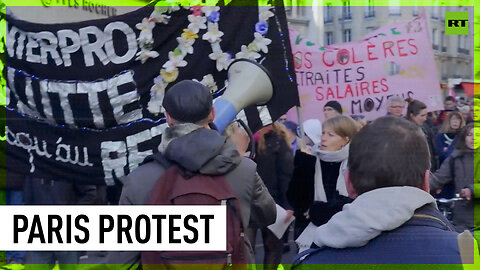 Protesters rally against Macron’s pension reform ahead of 11th nationwide strike