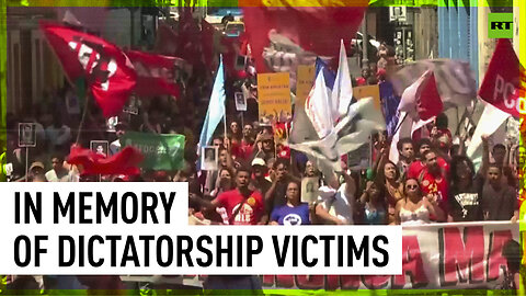 'No amnesty for torturers!' | Hundreds remember victims of Brazil's dictatorship