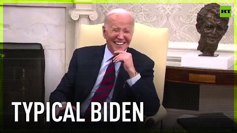 Biden parrots journalists during press briefing