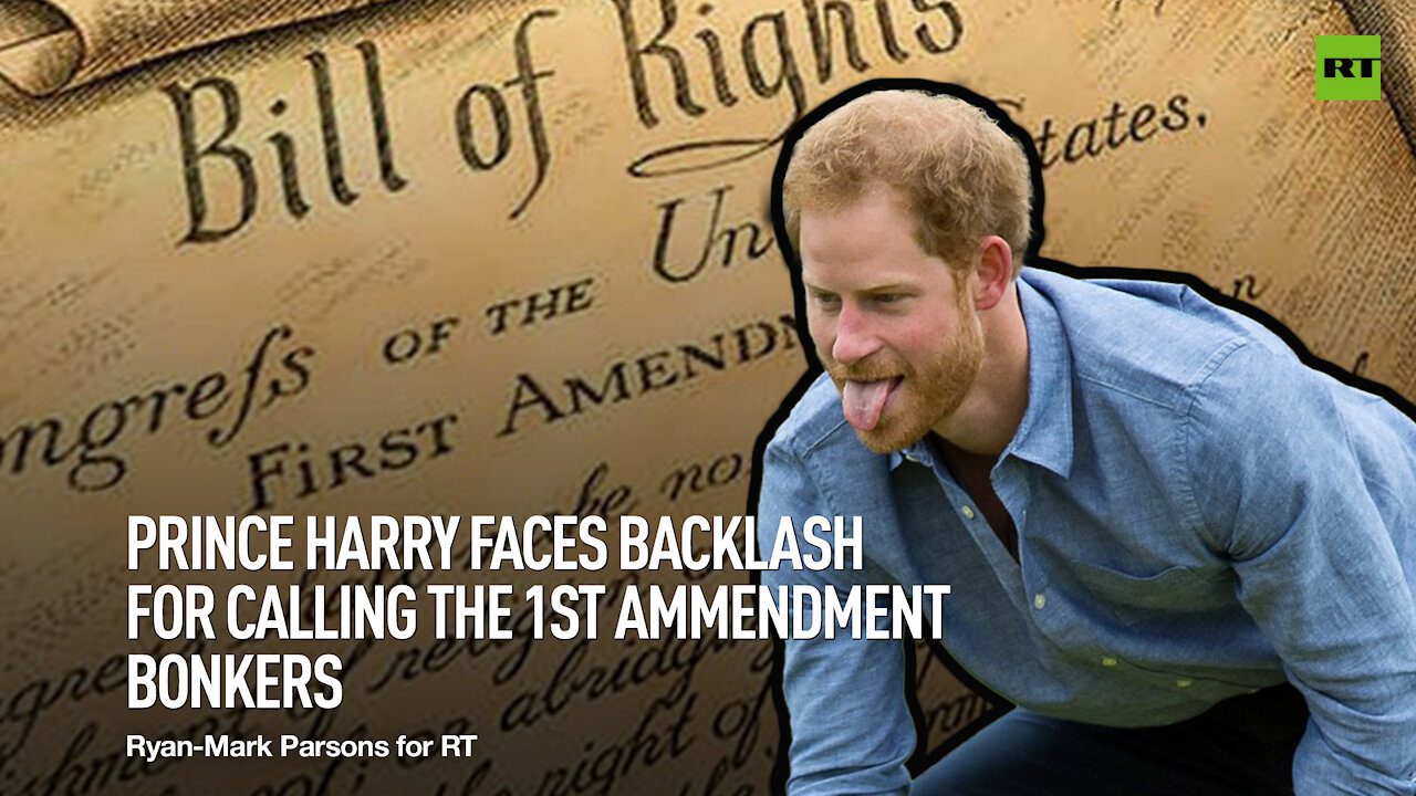 Prince Harry faces backlash for calling the 1st Amendment bonkers