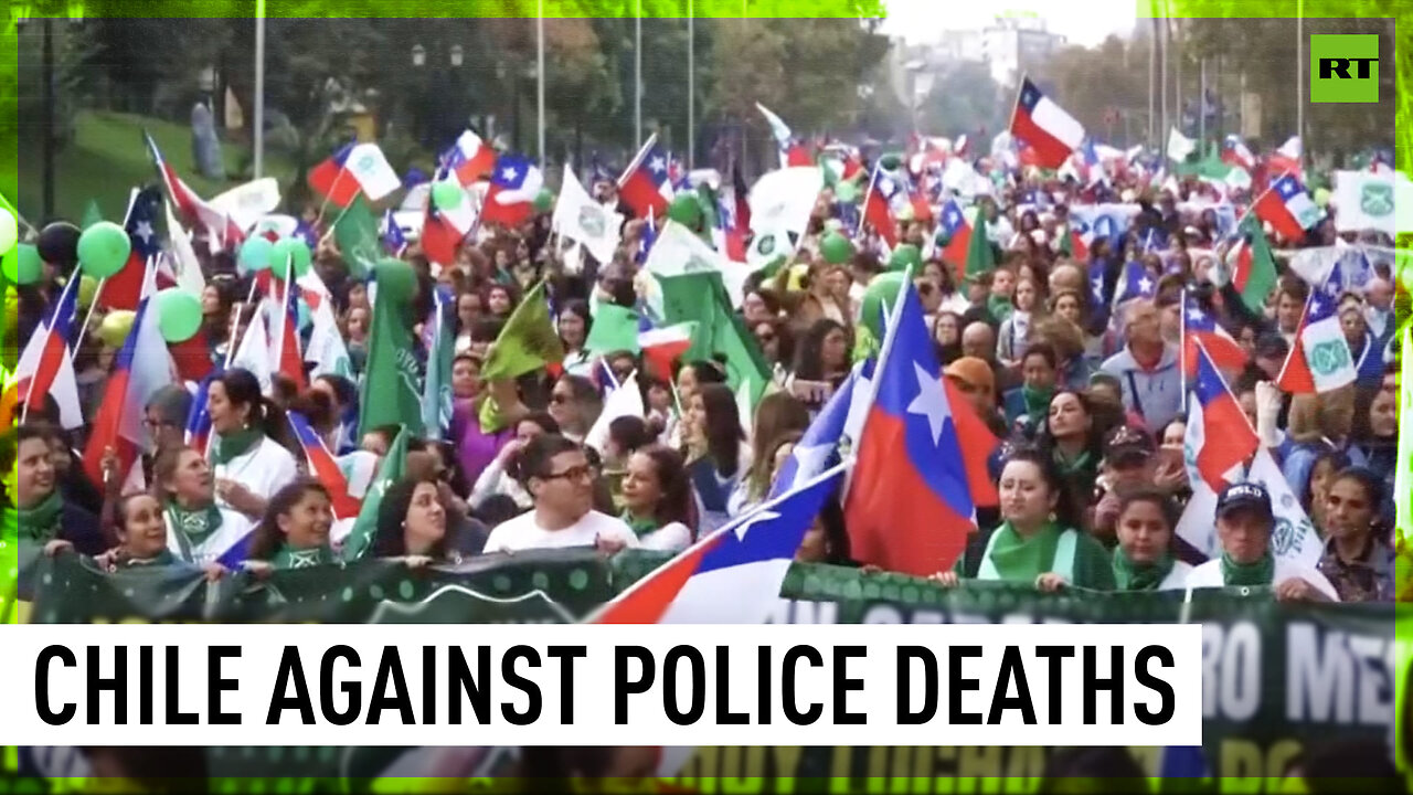 'No more dead police' | Chile protests in support of policemen