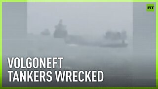 Volgoneft tankers wrecked in the waters off Kerch