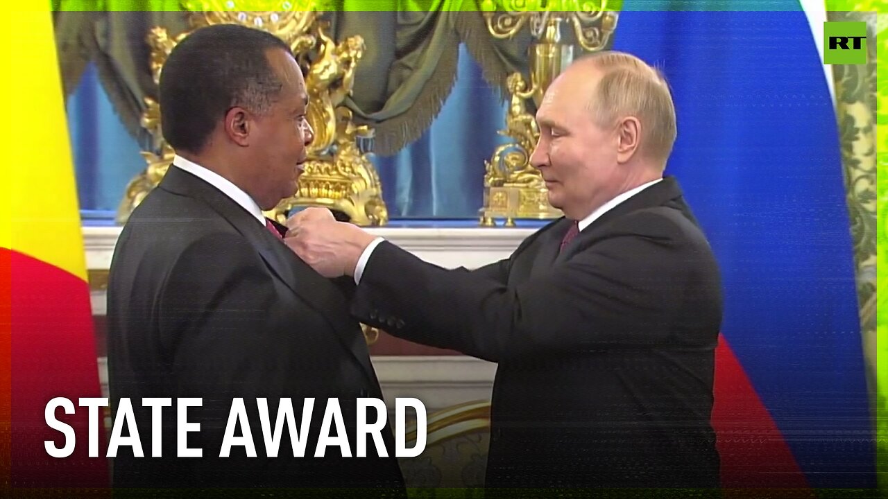 Putin awards Republic of the Congo's President with Order of Honour