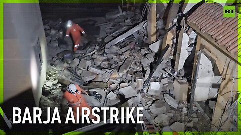 Israeli airstrike on Lebanon’s Barja | Death toll climbs, rescue efforts continue