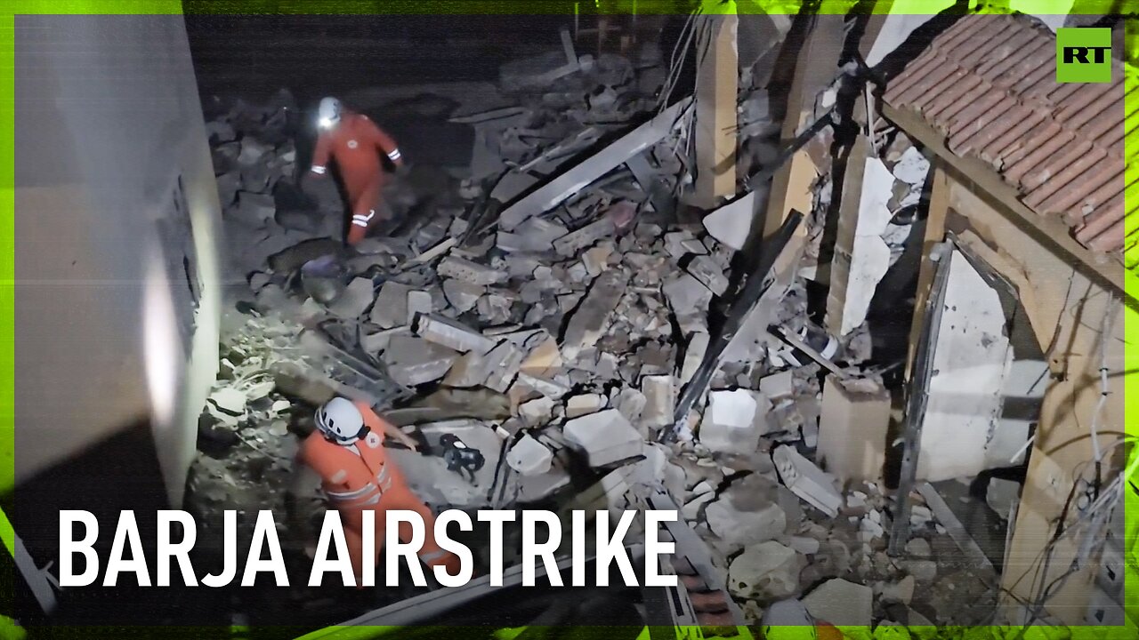 Israeli airstrike on Lebanon’s Barja | Death toll climbs, rescue efforts continue