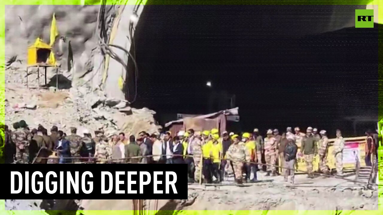 Rescuers enter India’s Silkyara tunnel where 41 workers trapped