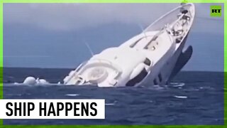 Luxury yacht sinks off Italy’s coast