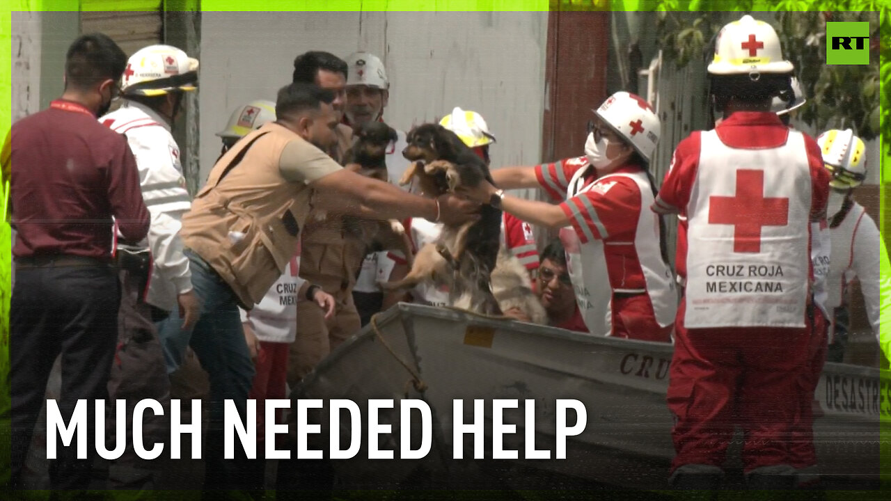 Locals struggle with floods caused by torrential rains in Mexico