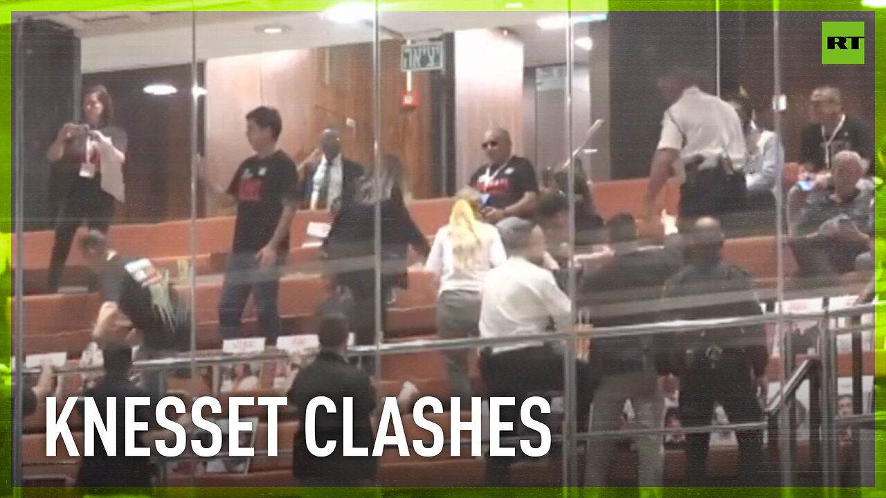 Families of Hamas hostages interrupt Knesset session