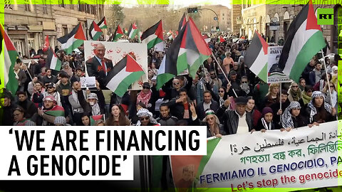 Italians demand govt stop financing Israel’s weapons