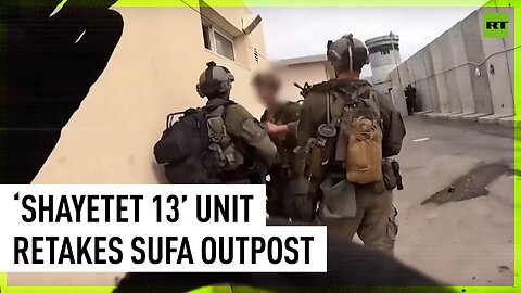 Bodycam footage of IDF commandos retaking Sufa outpost near Gaza border