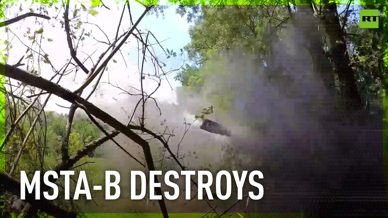 Msta-B howitzer annihilates UAV crews and Ukrainian platoon strongholds