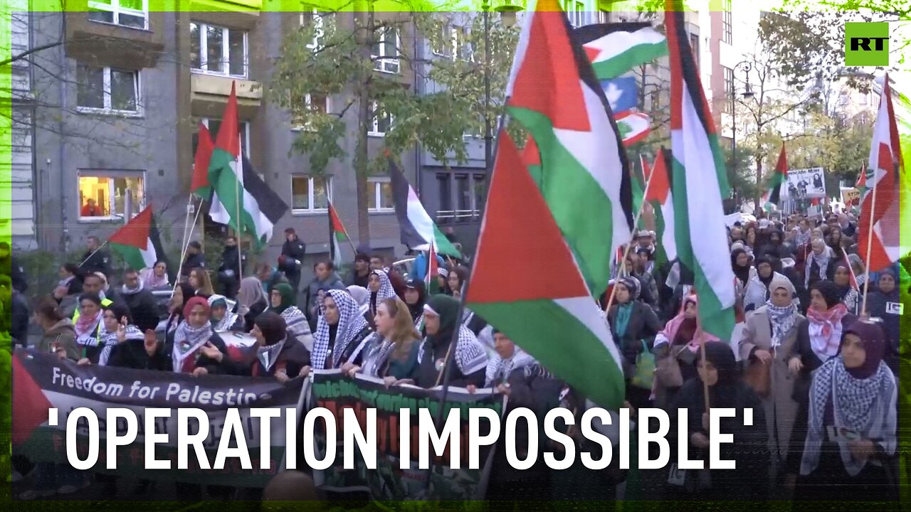 Violent arrests mark pro-Gaza rally in Berlin