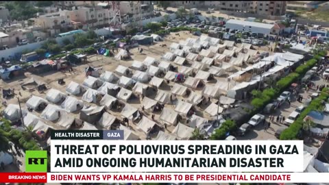 Threat of poliovirus spread in Gaza amid humanitarian crisis