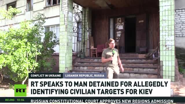 Lugansk local detained for allegedly identifying civilian targets for Kiev