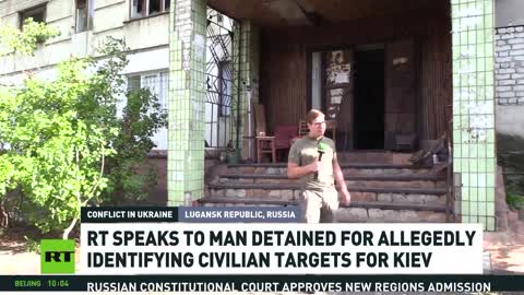 Lugansk local detained for allegedly identifying civilian targets for Kiev