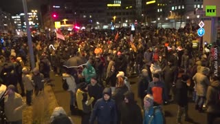 Rally Against Vaccine Mandate in Germany’s Nuremberg for Second Consecutive Day