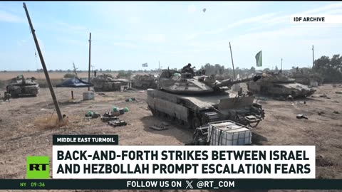 Israel hits Hezbollah strongholds in southern Lebanon