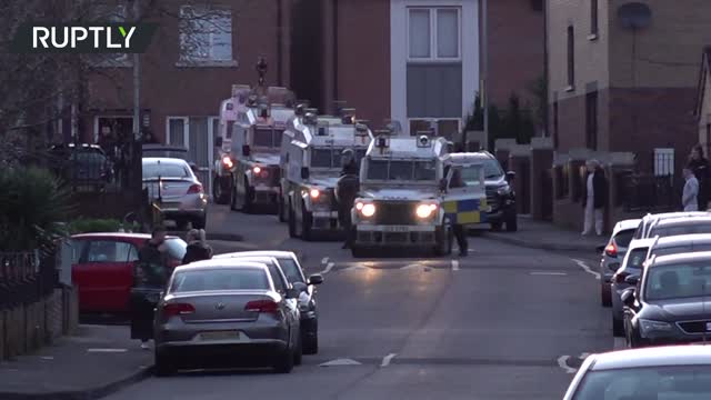 Belfast unrest | Protesters throw Molotov cocktails at police