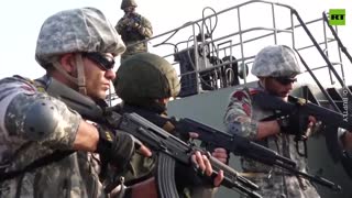 Joint 'CHIRU' Iran, Russian, and China Naval Drills Continue in Indian Ocean