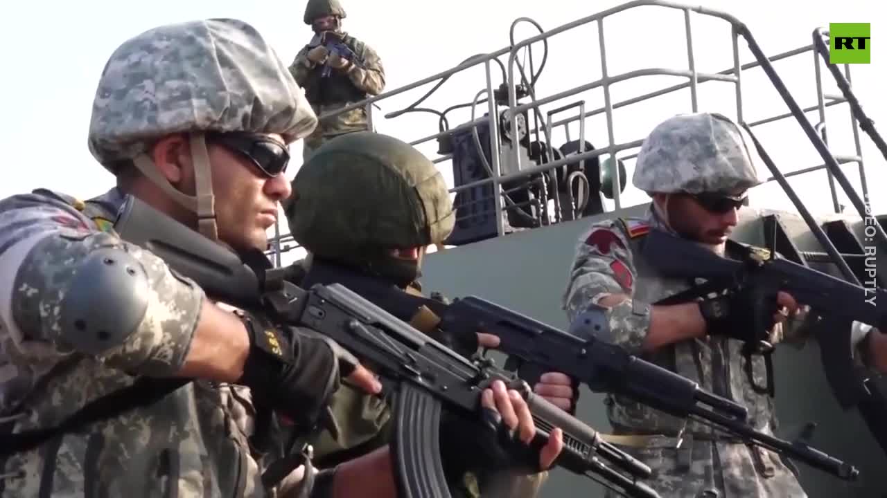 Joint 'CHIRU' Iran, Russian, and China Naval Drills Continue in Indian Ocean