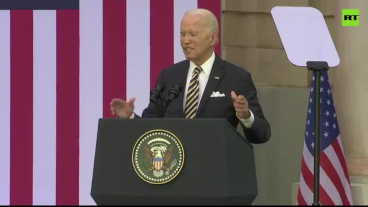 Russia can end this tomorrow by withdrawing from Ukraine and ceasing attacks on Russia – Biden