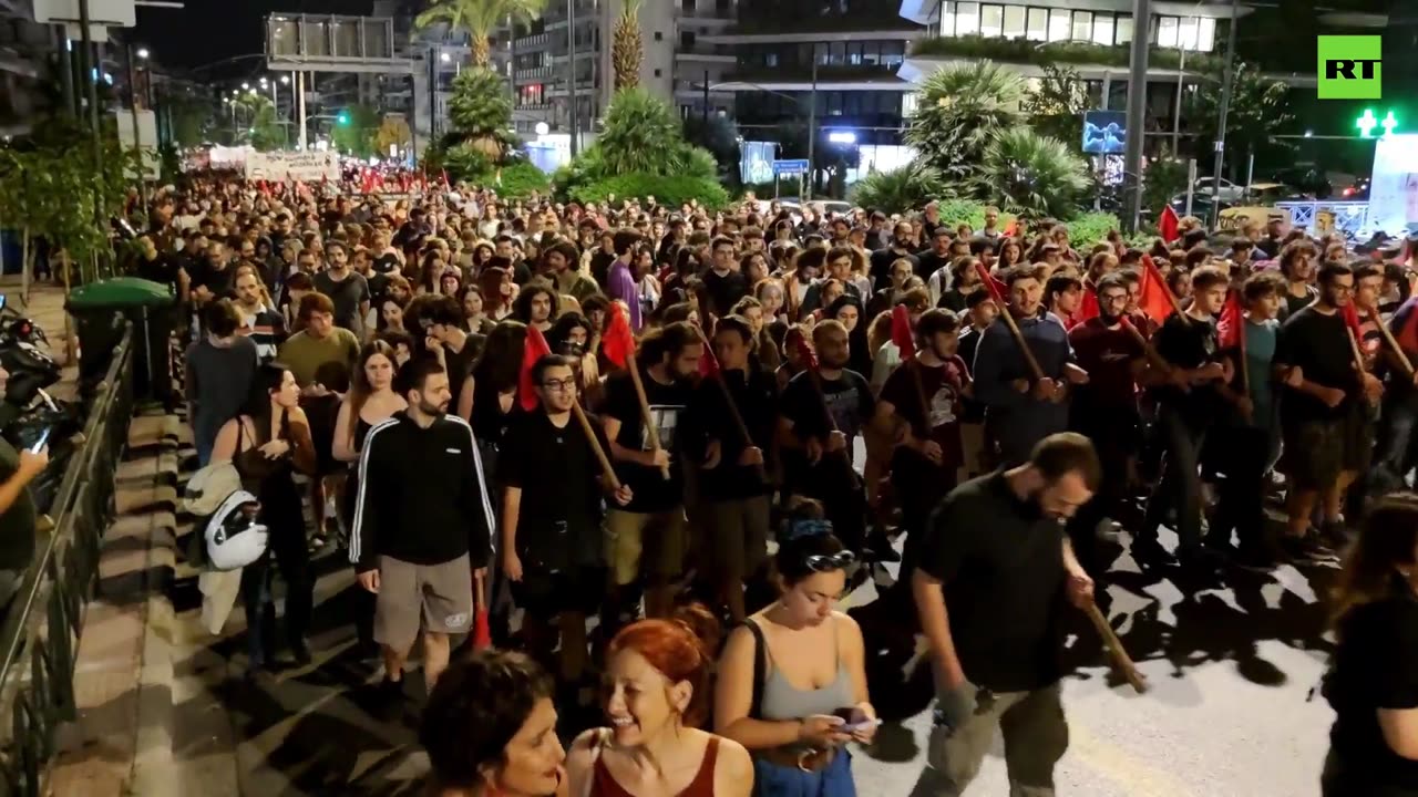 Protesters detained after clashes with police near Israeli embassy in Greece