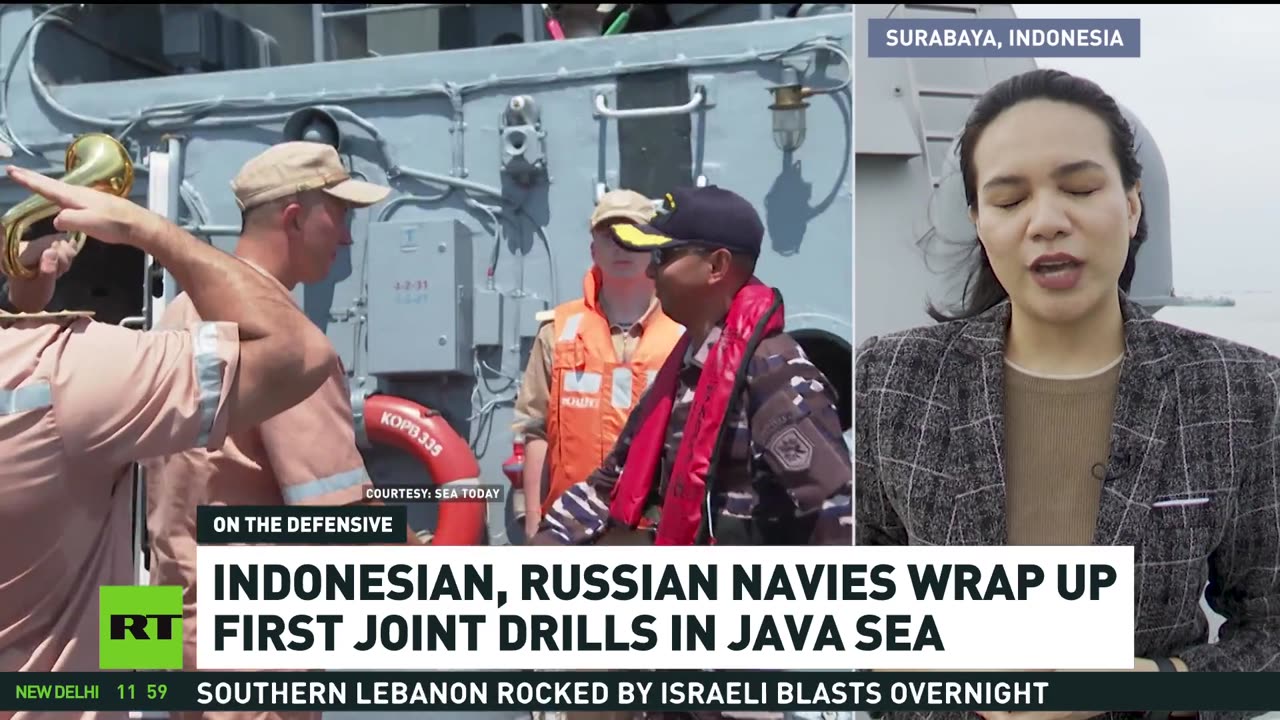 Indonesian And Russian Navies Complete First Joint Drills In Java Sea