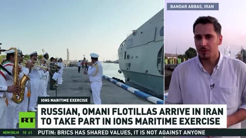 Russian, Omani flotillas arrive in Iran for IONS maritime exercise