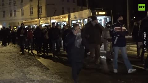 Germany’s Rostock flooded with COVID restrictions protesters