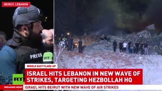 Situation in Lebanon | RT correspondent reports from site of Israel’s attack on Beirut