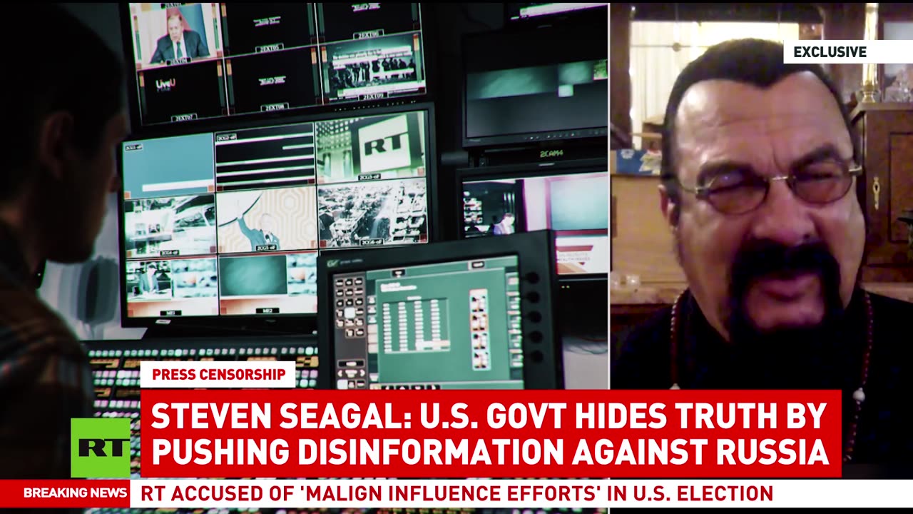 White House fears being exposed for lying to its own citizens - Steven Seagal