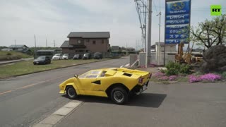 A truck into ‘Lambo’? Not a problem for this Japanese mechanic