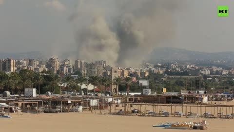 Israel bombs Lebanon | Smoke rises over Tyre after arstrikes