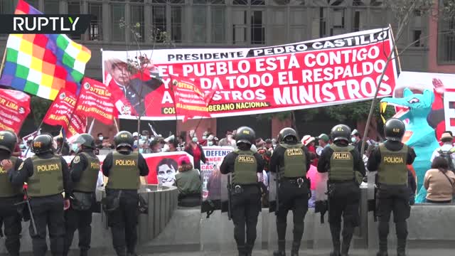 Clashes erupt in Lima as Peruvian Congress postpones confirmation vote on country’s new cabinet