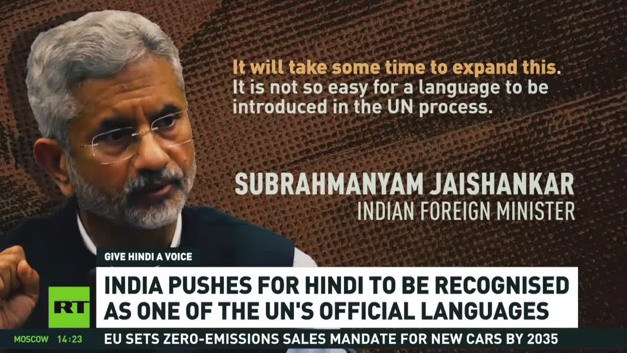 India pushes for Hindi to be recognized as one of UN’s official languages