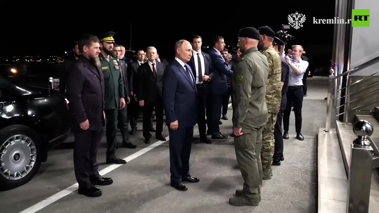 Putin visits Russian University of Special Forces in Chechnya