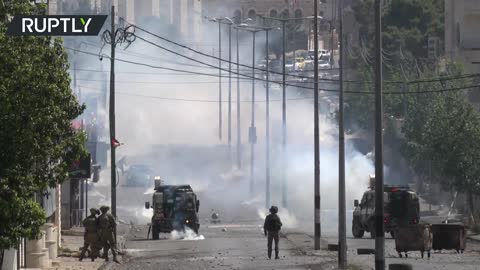 Bethlehem streets filled with tear gas as protests in solidarity with Gaza continue