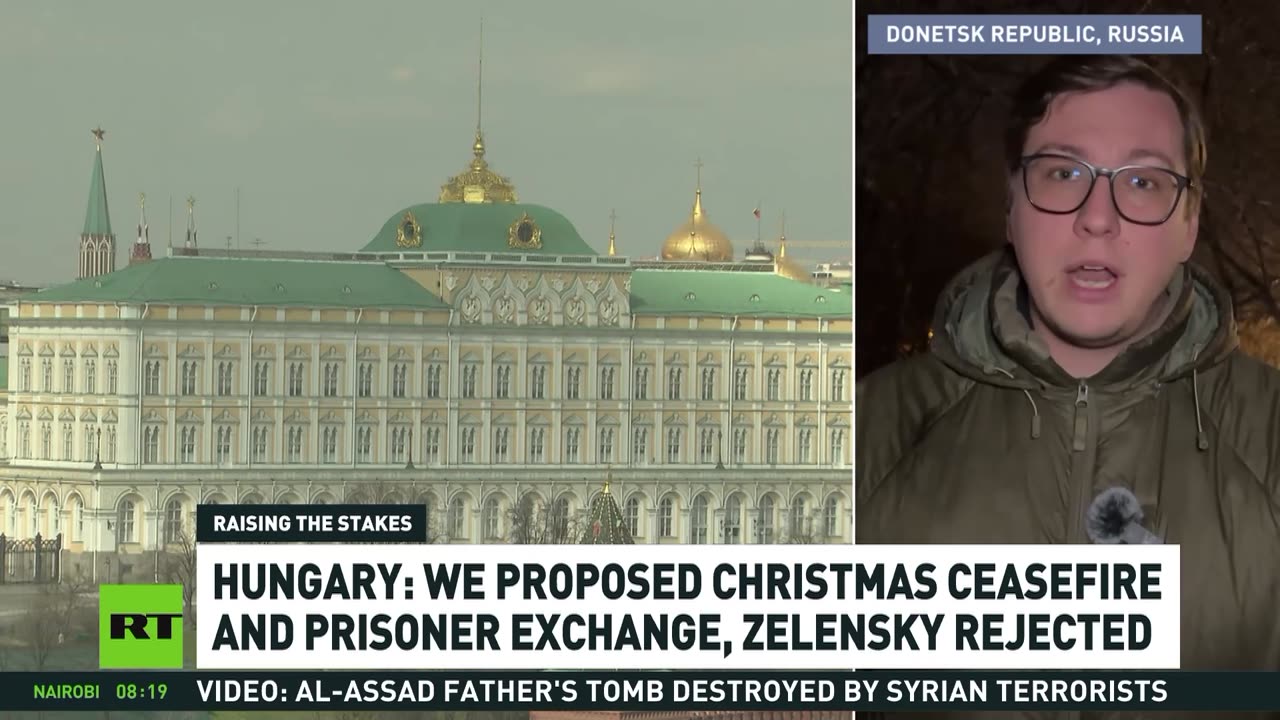 In denial: Zelensky rejects Hungary's Christmas ceasefire call