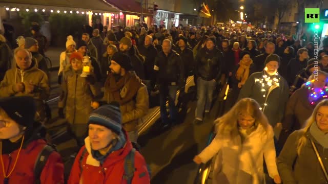 Germany's COVID Measures Draw Hundreds to Nuremberg Streets