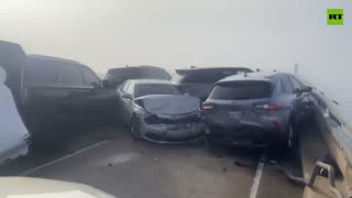 50-VEHICLE pileup shuts down bridge in New Orleans