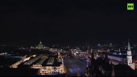 Victory Day fireworks in Moscow