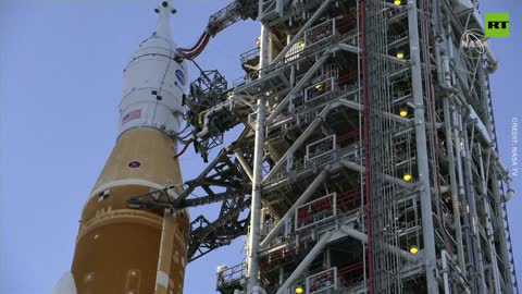 NASA rolls out SLS moon rocket and Orion spacecraft