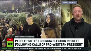 Georgians protest election results