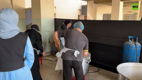 Schools becoming community kitchens to feed displaced Lebanese amid IDF bombings