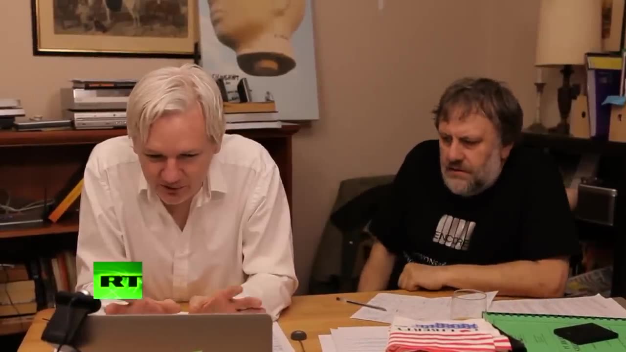 Julian Assange's The World Tomorrow: Slavoj Zizek & David Horowitz (E2)